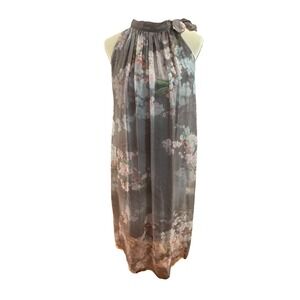 Tempo Paris  Layered Silk And Jersey Dress Boho Fairy  Flowy Romantic Whimsigoth
